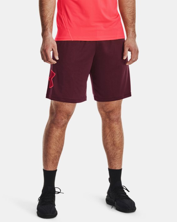 Men's UA Tech™ Graphic Shorts in Maroon image number 0